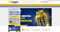 Desktop Screenshot of lipigas.cl