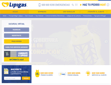 Tablet Screenshot of lipigas.cl